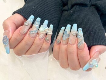 シエル(Ciel)の写真/ジャンル様々なパーツやカラーがあるからどんな持ち込みにも対応可★【フリーアート(ジェル/長さだし)】