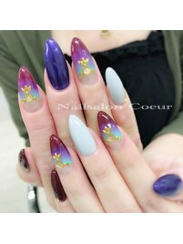 パープルグラデ