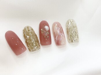 ミラン 上尾(miRAN)/ピンク天然石とキラキラ