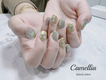 カメリア(Camellia)/ハンドジェルネイル/フィルイン