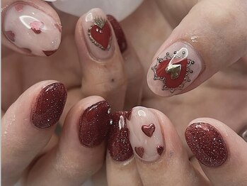 カラーズネイル エビス(Colors Nail Ebisu)/Valentines Dayネイル 