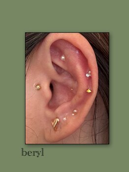 ベリル(beryl)/耳つぼジュエリー