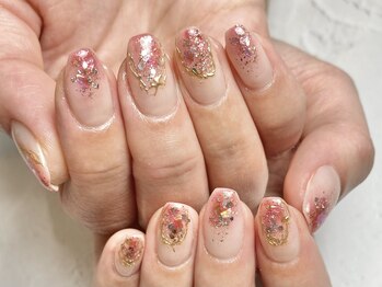 ラメピンク、ニュアンス