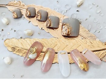 ラウレアルア(Laure’a lua)の写真/【定額コース◇シンプルデザイン・パーツ付￥7000】指先まで抜かりなく♪今月のおすすめデザイン続々登場☆