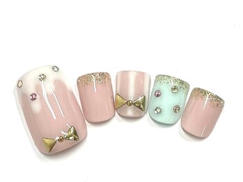 コルン/ストライプネイル