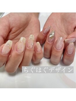イフネイル(if nail)/◇ちぐはぐデザイン◇