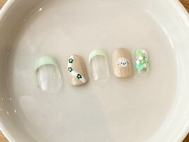 ゆるふわワンちゃんネイル♪