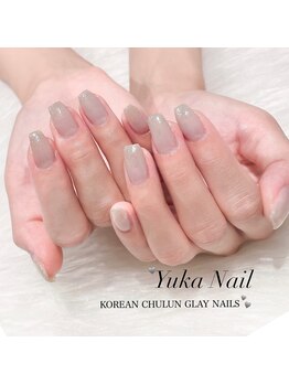 ユカネイル(Yuka Nail)/透明感!GLAY大人美女ネイル