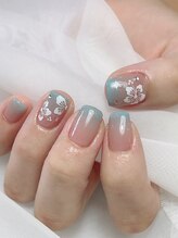 キャンディベース ノースアップ(Candybase North up)/キラキラ×ハイビスカス