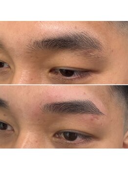 “PEPPU” eyebrow 中目黒【ペップー】［メンズ眉毛サロン・メンズアイブロウ］/【メンズ眉毛】クールストレート
