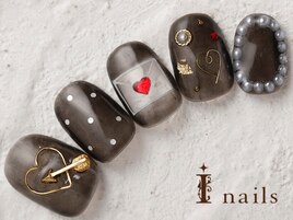 シアー黒ネイル　10480円