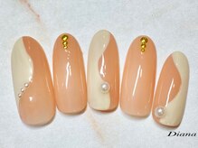 ディアナ ひたちなか高場店(DIANA)/定額ネイル　7,700円　A‐035