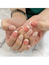 美容室 ミユ(MIYU)/垢抜けフラワーネイル