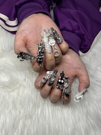 ゴテゴテ地雷ネイル