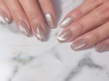 モアニヒロオ 広尾駅前店(MOANI Hiroo)/キラキラマグネットネイル