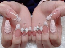 レアネイル 新宿(le'a nail)/ツイードネイル