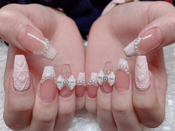 レアネイル 新宿(le'a nail)/ツイードネイル
