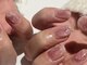 ティム(Tim)の写真/お仕事上派手にできない方やシンプル派の方にオススメ！OLさんや主婦の方にも人気のニュアンスネイル♪
