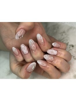 手描きアートが得意なサロン