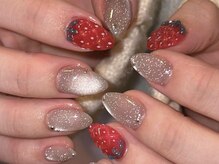 ジェミーネイル エビス(Jemiy nail ebisu)/水光マグネットフラッシュいちご