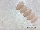 【お花×ベージュ×シンプル】