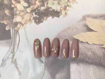 ネイルサロン&スクール ジーナ(GINA)/秋色シェルネイル