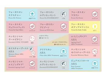 センス 名古屋覚王山店(SENSE)/選べる14つのコース一覧