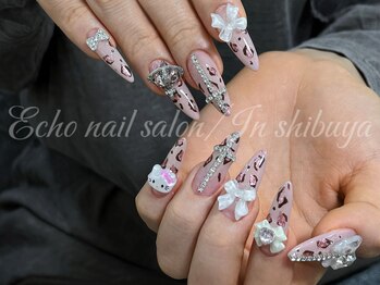 エコー(Echo)/ピンクヒョウ柄