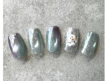 溶けかけ雪だるま