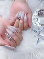 ロアネイル 本八幡店(LOA.NAIL)&nbsp;こちらはグラデーション×ビジューネイル♪