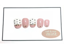 【Foot】ピンクドットネイル☆
