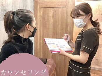 ミランオオサカ(MIRAN OSAKA)/カウンセリング風景/脱毛/心斎橋