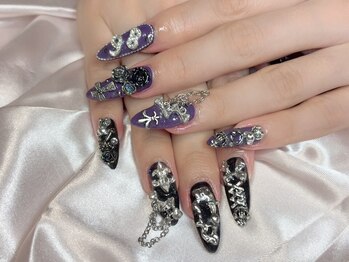 Eve nail salonの写真/【つけ放題¥7700~】高い技術とセンスが自慢の実力派ネイリストが担当!再現度の高い理想のデザインを実現◎