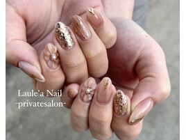 ぷっくりフラワーネイル