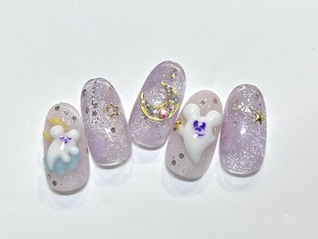 ハロウィンネイル　3D 1個¥1800