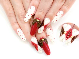 アーガイル：3Dリボン♪