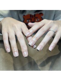 ベース色ありフレンチ