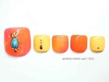 アンドシュシュネイル(&CHOU CHOU nail)/フット定額