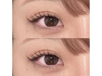 レース アドラブル 下北沢(lace adorable)/□フラットラッシュ80本