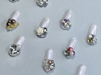 レロジェ(Re:Rosier)の写真/時間内無制限アート¥5380～☆カラー140種類以上から選択可能で、皆様のご希望通りに!パーツ/種類豊富です♪