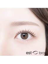 エストブロウ 麻布十番店(est brow)/眉毛  間引き　まつげパーマ