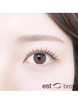 エストブロウ 麻布十番店(est brow)/眉毛  間引き　まつげパーマ