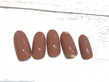 メタリックラインアート