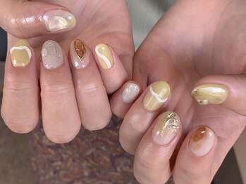 ドレス(Dress nail＆eyelash Lolonois)/おしゃれニュアンスネイル(西口)