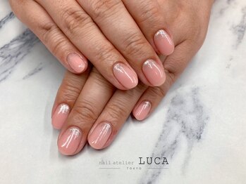 ネイルアトリエルカ(nail atelier LUCA)/W-851 大人上品シアーネイル