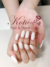 コト(KOTO)/ワンカラーー/白/長さだし