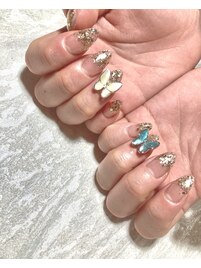 スカルプ×蝶々