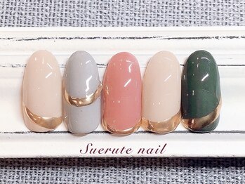 スエルテ ネイルサロン 北千住店/憧れのミラーリングネイル ¥8000