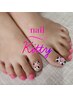 Foot gel nails design [A] ¥7500→¥6200