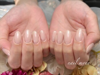ネイル ミュー(nail myuu)/ナチュラルワンカラー